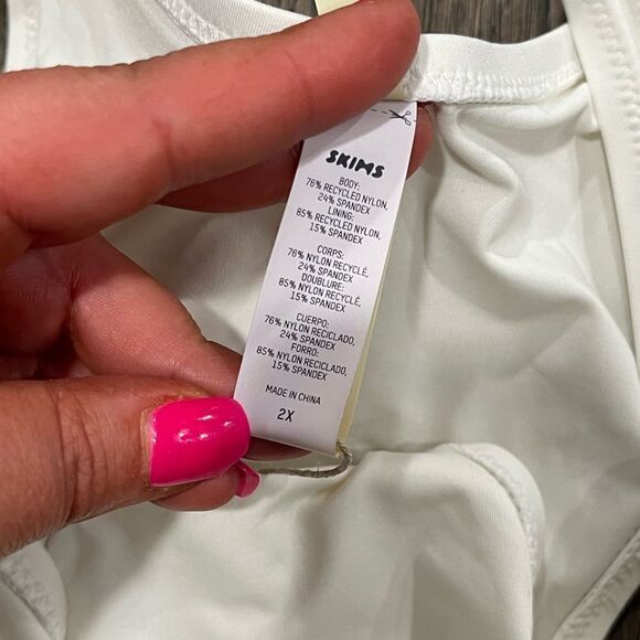 NWT Skims Swim Micro Tanga Bikini Bottoms Marble Size 2X - Picture 2 of 4